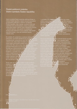 Tschechische Briefmarken - Staatssymbole der Tschechischen Republik 2018 ** / ● - Erinnerungsmappe